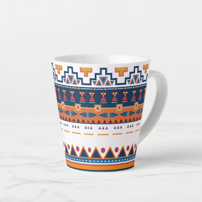 Ethnisches Muster Milchtasse (Rechte Ecke)
