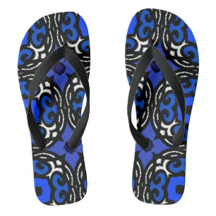 Ethnisches Muster mit türkischen Motiven Flip Flops