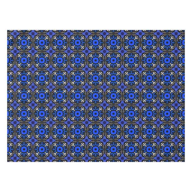 Ethnisches Muster mit türkischen Motiven Tischdecke (Vorderseite (Horizontal))