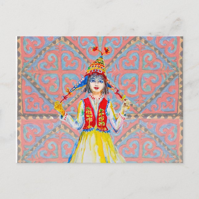 Ethnisches Muster. Postkarte (Vorderseite)