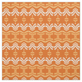 ethnisches orange Muster Stoff