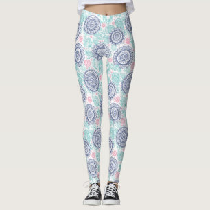 Ethnisches Paisley-Muster Leggings