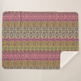 Ethnisches Stammesmuster Sherpadecke