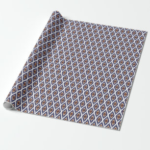 Ethnisches Stammmotiv: Ikat Muster. Geschenkpapier
