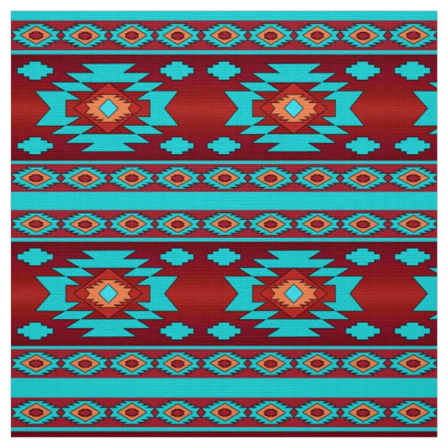 Ethnisches südwestliches geometrisches Muster Stoff (Muster)