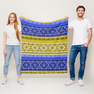 Ethno boho, Stammethno, traditioneller Zierbaum Fleecedecke
