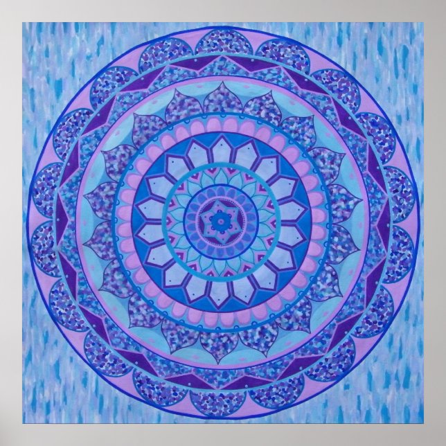 Ethno Mandala Poster (Vorne)