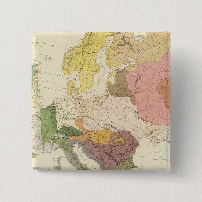 Ethnographie, Europa Button (Vorderseite)