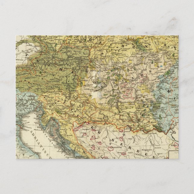 Ethnographische Karte Europas (Vorderseite)