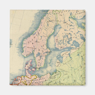 Ethnographische Karte Europas Magnet