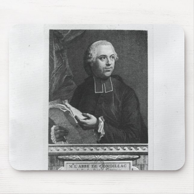 Etienne Bonnot de Condillac Mousepad (Vorne)
