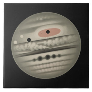 Etienne Leopold Trouvelot - Der Planet Jupiter Fliese