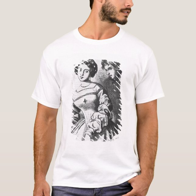 Etienne Lousteau, der mit einem Schauspielerin T-Shirt (Vorderseite)