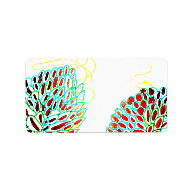 Etikett Adressaufkleber (Vorne)