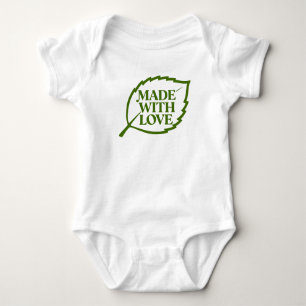 Etikett der Natur - MIT LIEBE GEMACHT - BLATT 1 Baby Strampler