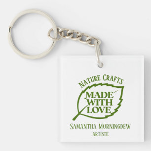 Etikett der Natur - MIT LIEBE GEMACHT - BLATT 1 Schlüsselanhänger