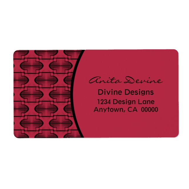 Etikett für alte Bögen (Vorne)