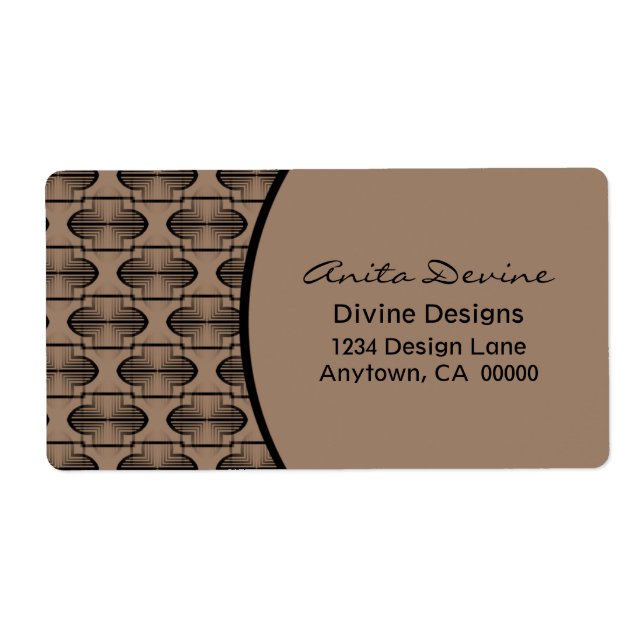 Etikett für alte Bögen (Vorne)