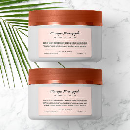 Etikett für benutzerdefinierte Farbskriptlinien Adressaufkleber