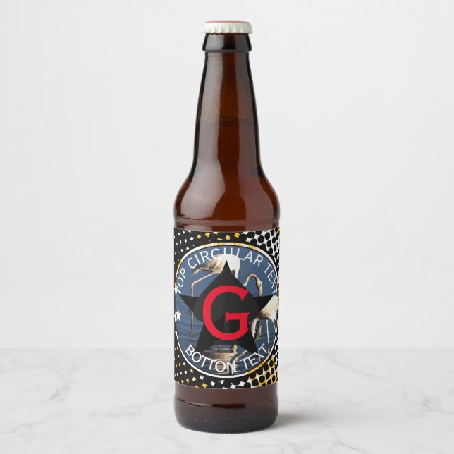 Etikett für Bierflaschen (Vorderseite)