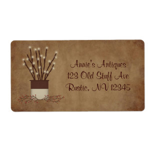 Etikett für Branchenstrahlung