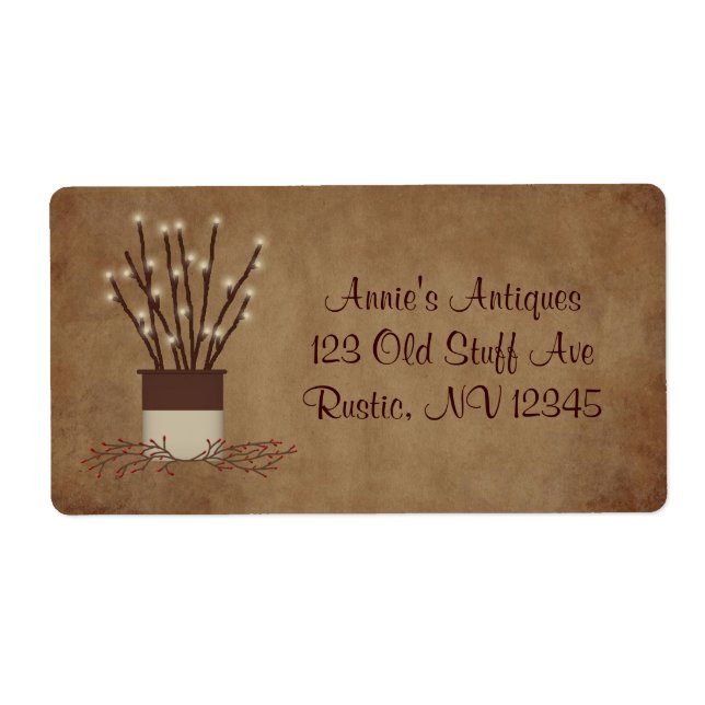 Etikett für Branchenstrahlung (Vorne)