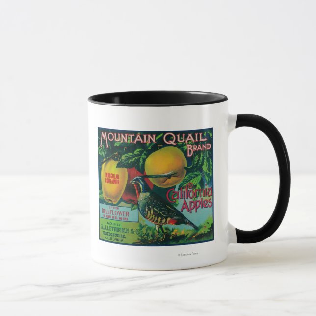 Etikett für die Nagelkörbe Tasse (Rechts)