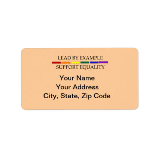 Etikett für die Support-Adresse Adressaufkleber