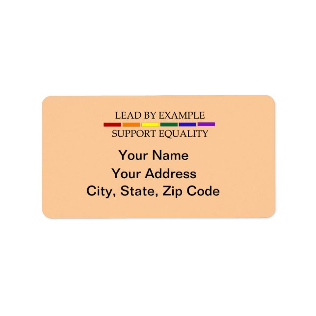 Etikett für die Support-Adresse Adressaufkleber (Vorne)