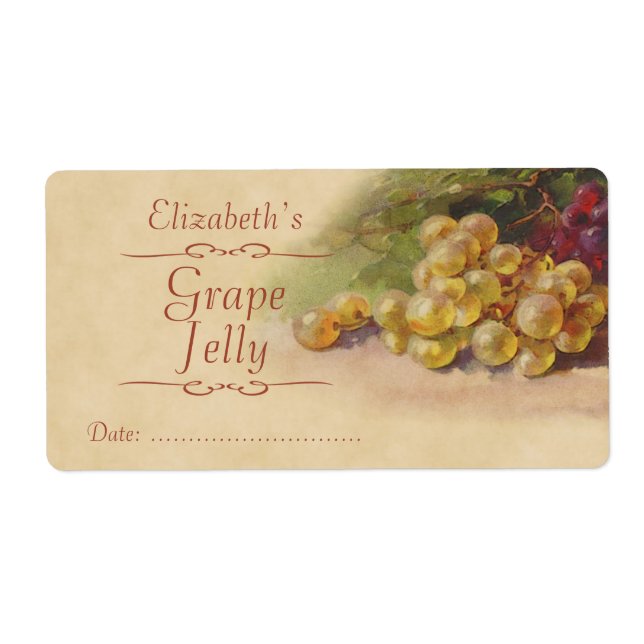 Etikett für die Weinbereitung (Vorne)