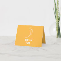 Etikett für glutenfreie Lebensmittel