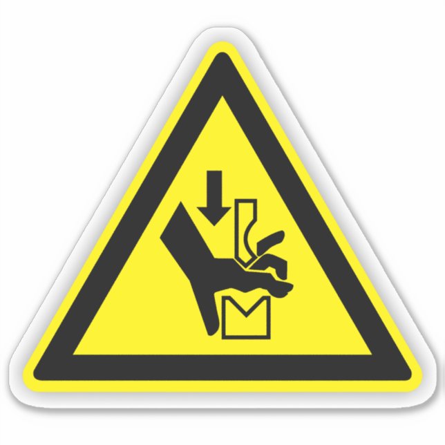 Etikett für Handdrückteile (Vorderseite)