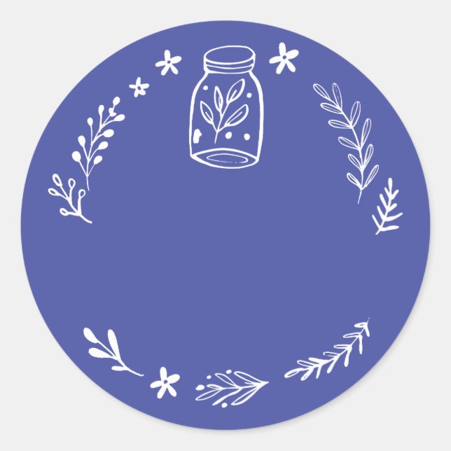 Etikett für Jar-/Gewürzkleber Runder Aufkleber (Vorderseite)