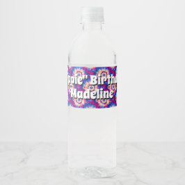 Etikett für Krawatte-Wasser-Flaschen