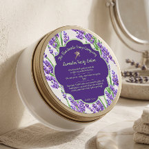 Etikett für Lavendel Blume Seife und Kosmetika - 1