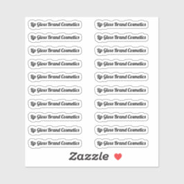 Etikett für Lippenglanz entfernen