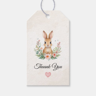 Etikett für Little Bunny Baby Shower Geschenktüte Geschenkanhänger