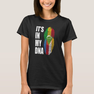 Etikett für malische und komorische DNA-Mischung T-Shirt