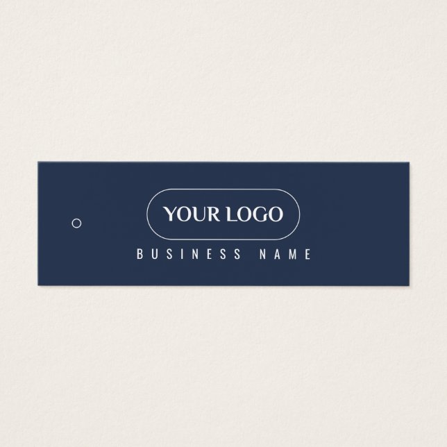 Etikett für Minimalistische Firmenlogo (Vorderseite)