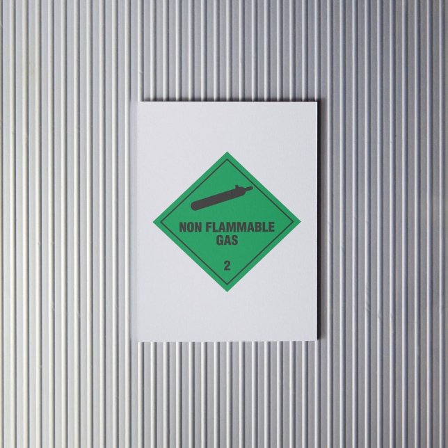 Etikett für nicht brennbares Gas 2 (Von Creator hochgeladen)