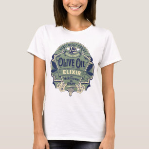 Etikett für Olivenölliebhaber Vintag T-Shirt