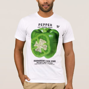 Etikett für Pfeffersamenpackung T-Shirt