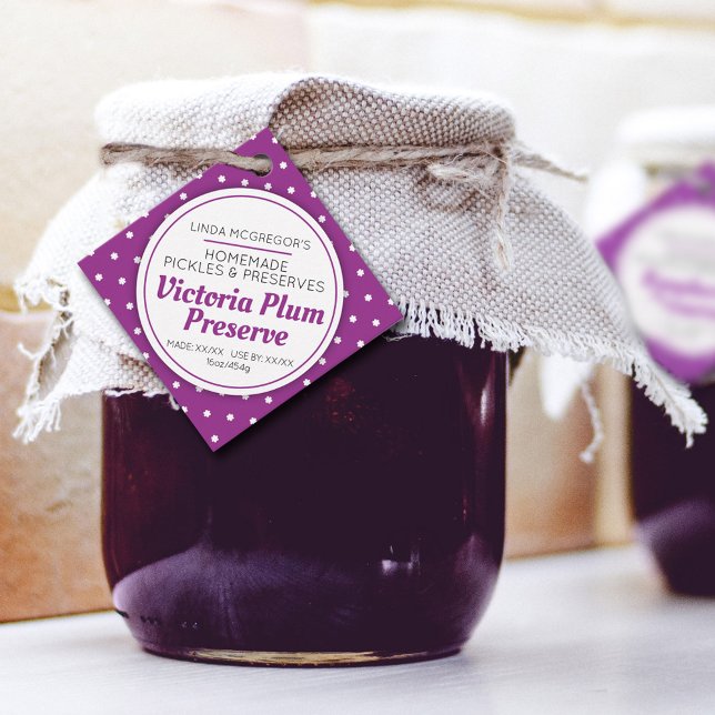 Etikett für Rote Konfitüre Geschenkanhänger (Von Creator hochgeladen)