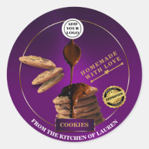 Etikett für selbst gebackene Waren