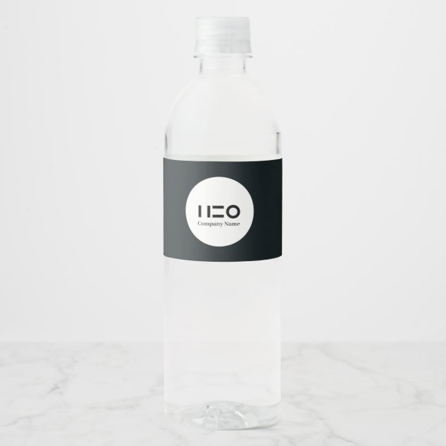 Etikett für Wasserflaschen (Vorderseite)