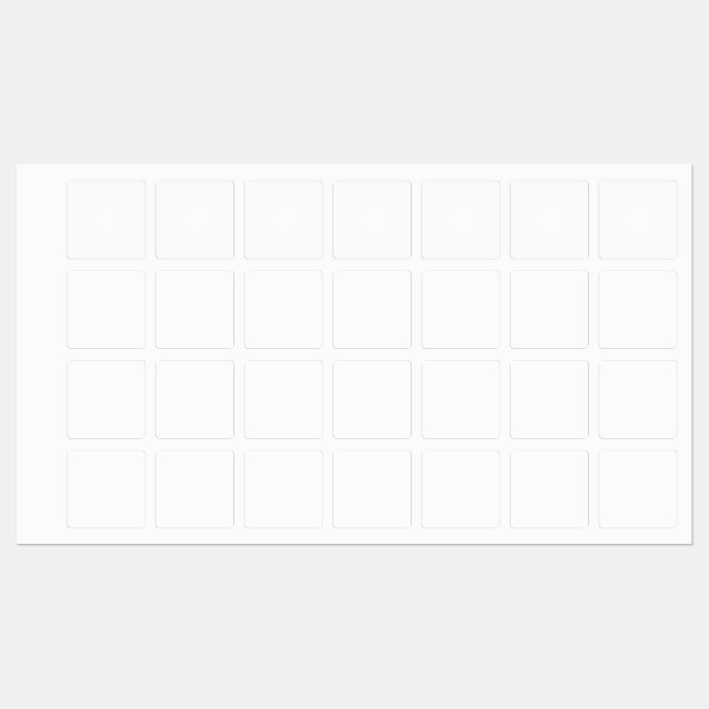 Etikett mit mittelquadratischem Eisen (Blatt)
