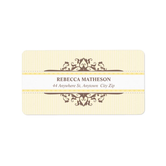 ETIKETT-SIEGEL:: Göttlich 6L Adressaufkleber (Vorne)