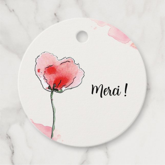 Etiketten "Klatschmohn" (Vorderseite)