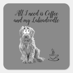 Etikettenaufkleber Quadratischer Aufkleber