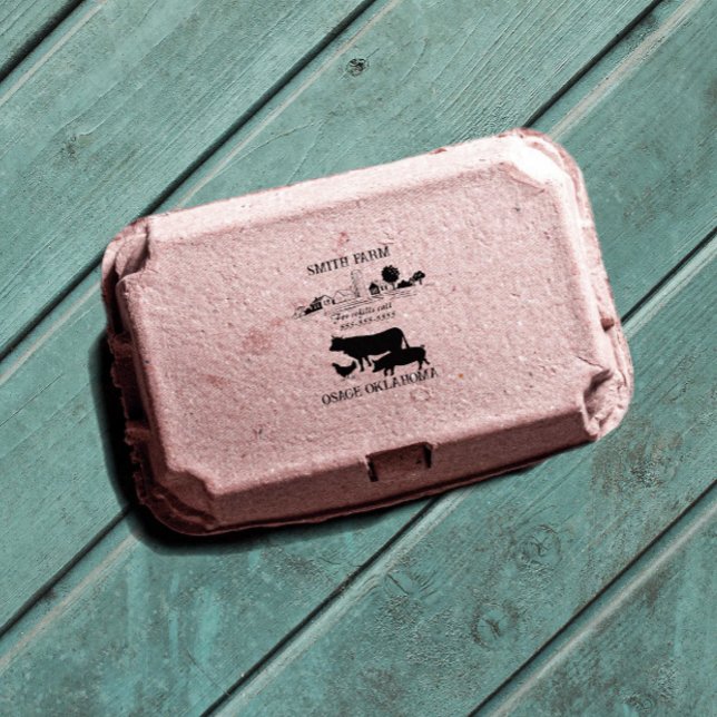 Etikettierung für kleine hausgemachte Feldeier Permastempel (Von Creator hochgeladen)